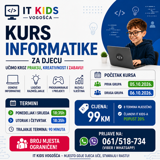Kurs informatike za djecu