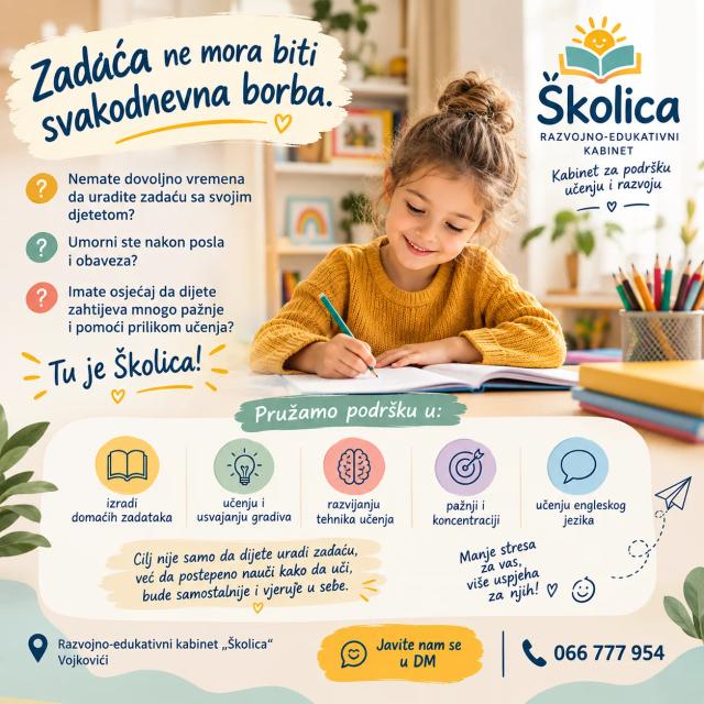 Pomoć u učenju i pomoć u izradi domaćih zadataka