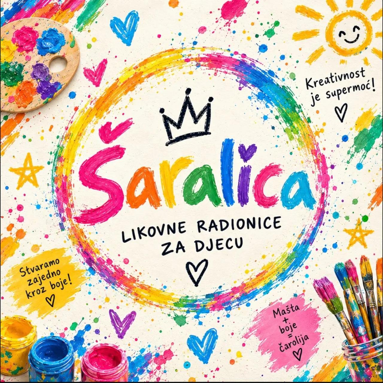 Šaralica – likovne radionice za djecu