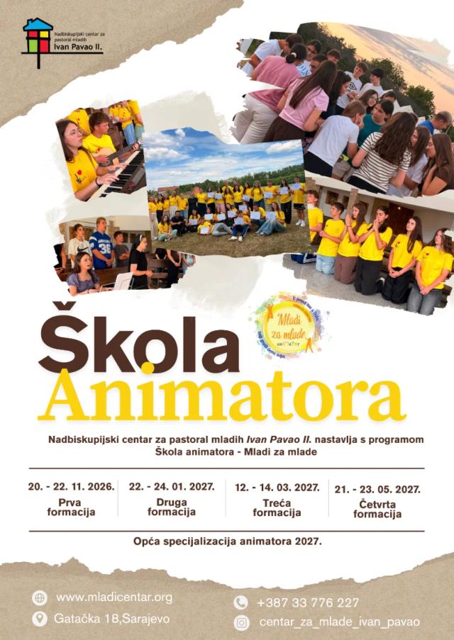 Škola animatora „Mladi za mlade“